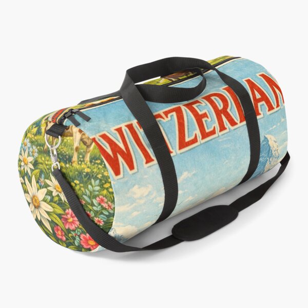Item preview, Switzerland – Vintage Alpine Travel Poster Art designed and sold by Dollette Heaven.