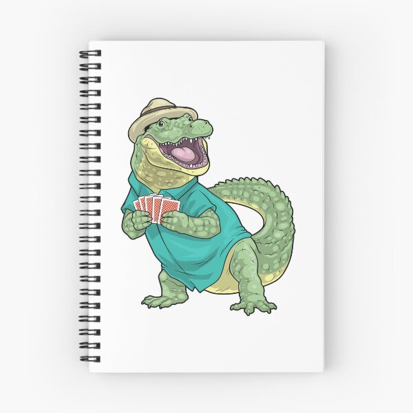 Artikelvorschau, Krokodil Poker Pokerkarten Kartenspiel entworfen und verkauft von Snabdesign84.
