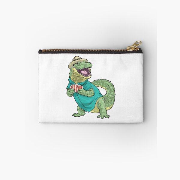 Item preview, Crocodile Poker Poker cards Card game designed and sold by Snabdesign84.