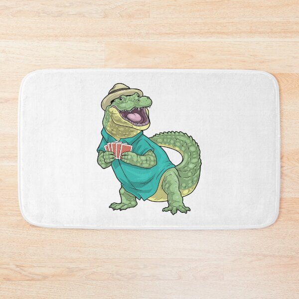 Item preview, Crocodile Poker Poker cards Card game designed and sold by Snabdesign84.