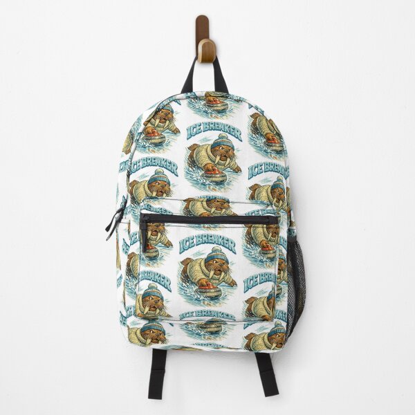 Item preview, Ice Breaker - Retro Curling Walrus designed and sold by DigitalGlade.