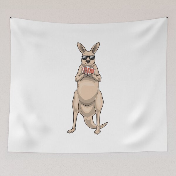 Item preview, Kangaroo Poker Poker cards Card game designed and sold by Snabdesign84.