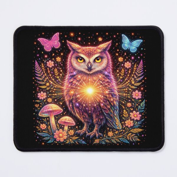 Item preview, Owl – Luminous Night Guardian designed and sold by GeoWild Designs.