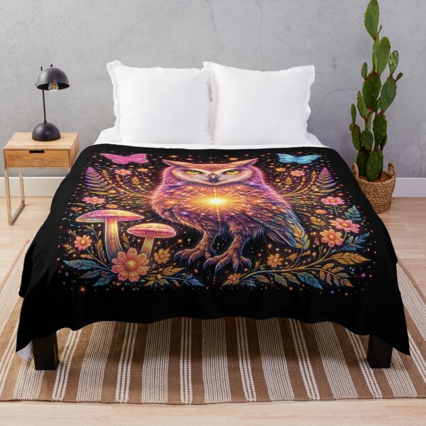 Item preview, Owl – Luminous Night Guardian designed and sold by GeoWild Designs.