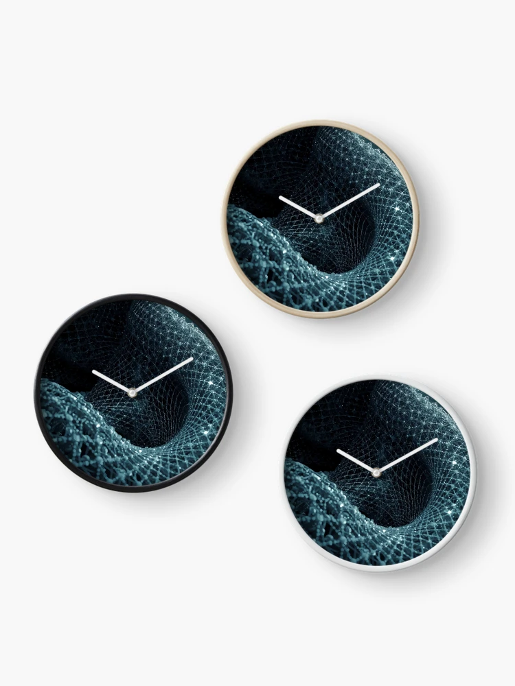 Thumbnail 3 of 4, Clock, Network Singularity designed and sold by AbstractAnom.