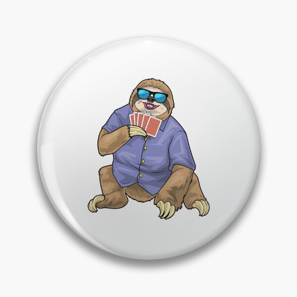 Item preview, Sloth Poker Poker cards Card game designed and sold by Snabdesign84.