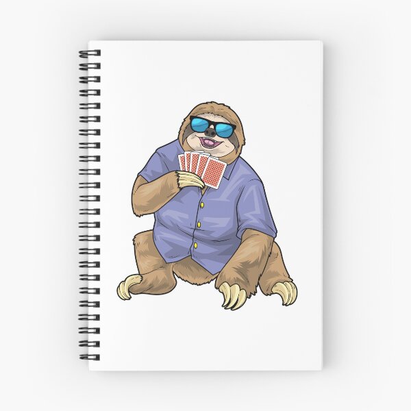 Item preview, Sloth Poker Poker cards Card game designed and sold by Snabdesign84.