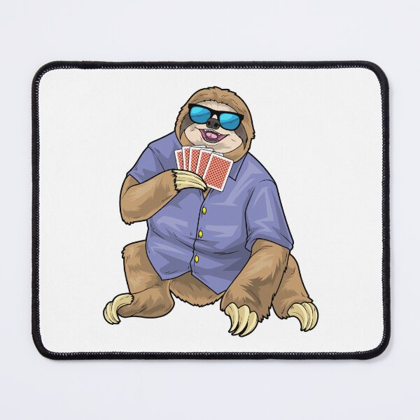Item preview, Sloth Poker Poker cards Card game designed and sold by Snabdesign84.