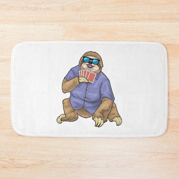 Item preview, Sloth Poker Poker cards Card game designed and sold by Snabdesign84.
