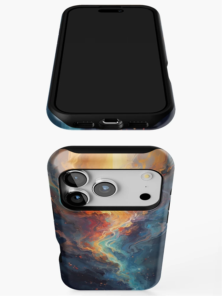 Thumbnail 3 of 4, iPhone Case, Celestial Rift designed and sold by AbstractAnom.