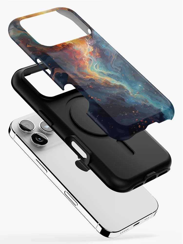 Thumbnail 2 of 4, iPhone Case, Celestial Rift designed and sold by AbstractAnom.