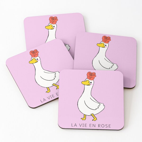 Item preview, La Vie en Rose Duck Cute Goose Art Silly designed and sold by Mars Babe.