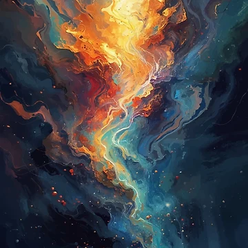 Artwork thumbnail, Celestial Rift by AbstractAnom