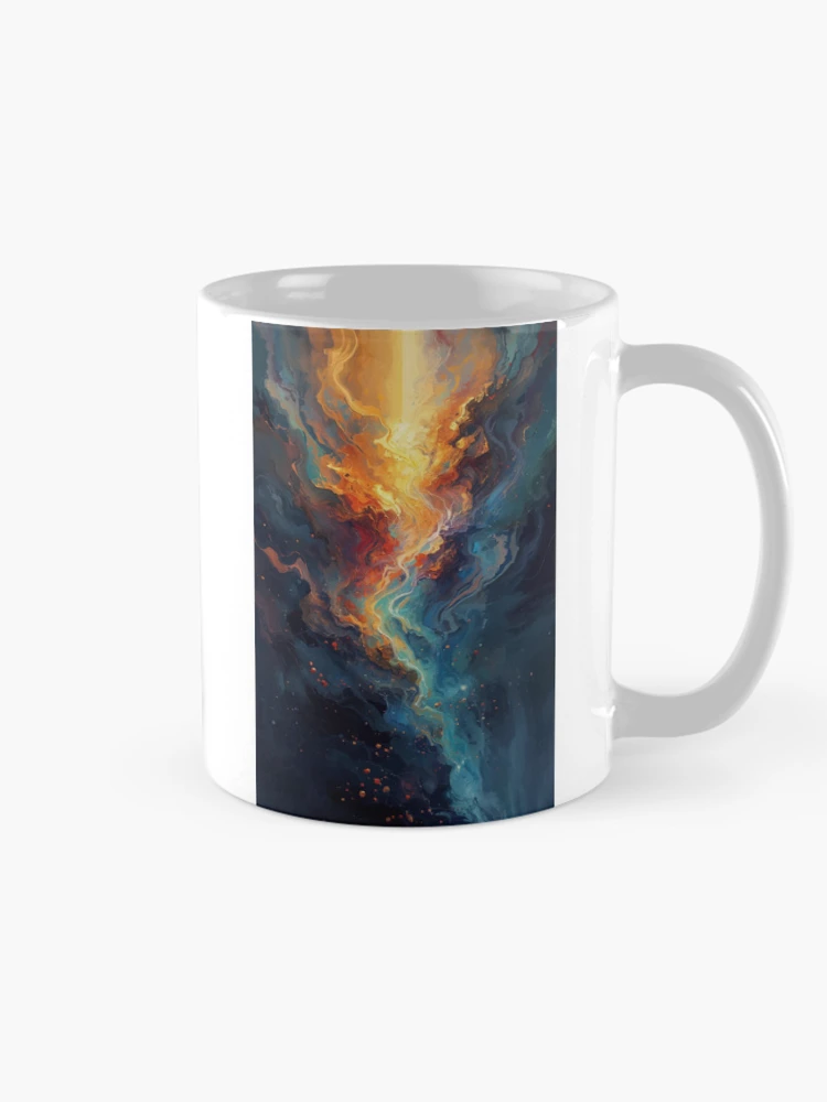Thumbnail 3 of 6, Coffee Mug, Celestial Rift designed and sold by AbstractAnom.