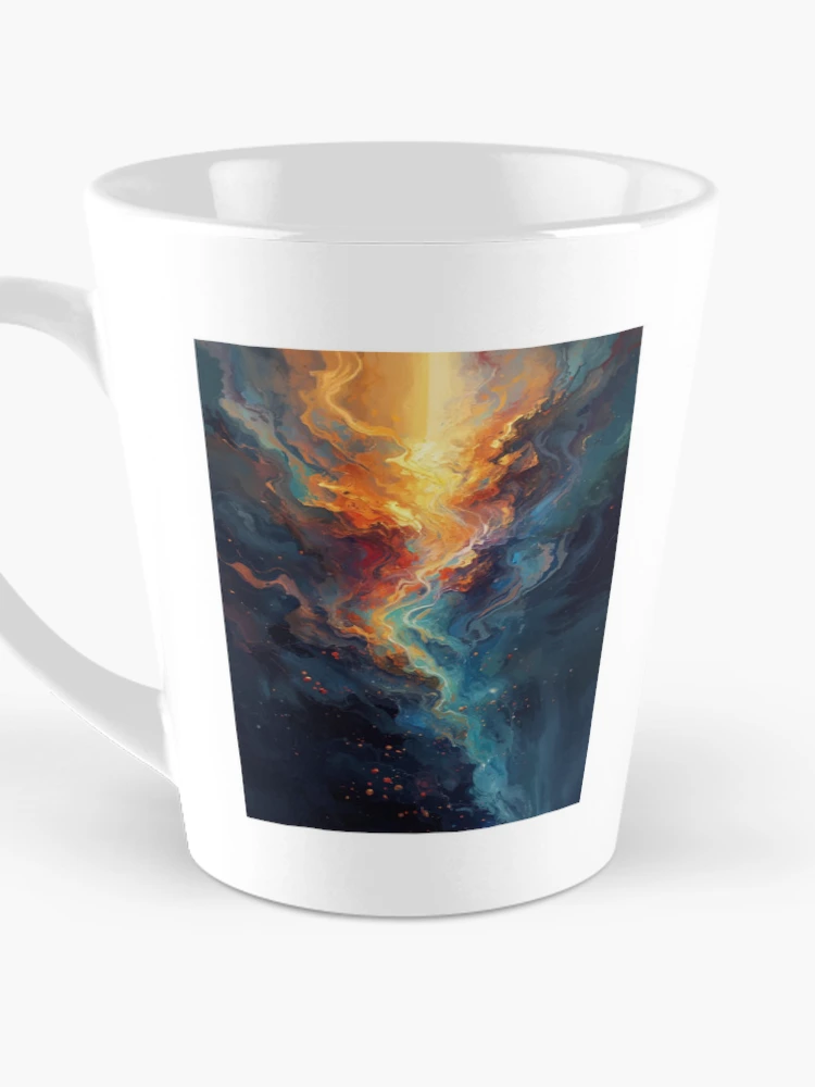 Thumbnail 3 of 4, Coffee Mug, Celestial Rift designed and sold by AbstractAnom.