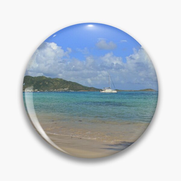 Item preview, Shadows Mountains And Aqua Waves St. Martin designed and sold by LisaWootenPhoto.