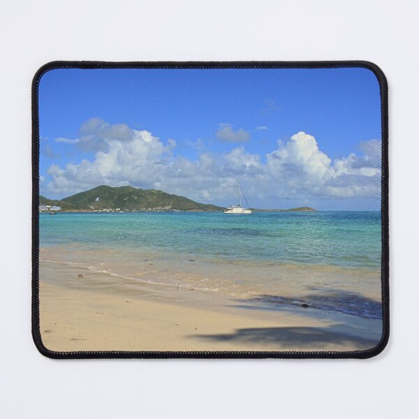 Item preview, Shadows Mountains And Aqua Waves St. Martin designed and sold by LisaWootenPhoto.