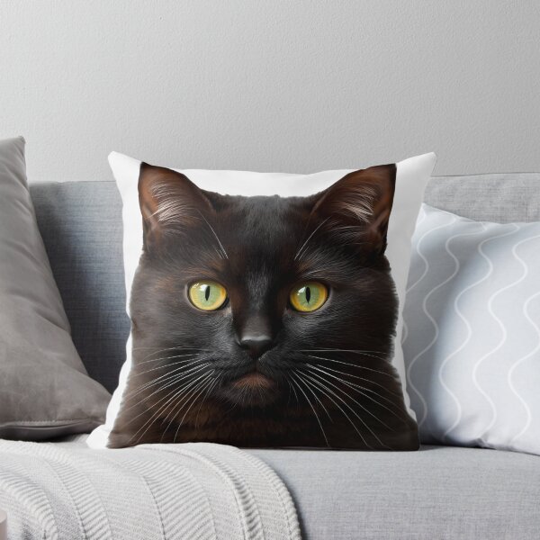 Item preview, Realistic Black Cat Sticker | Elegant Dark Kitty designed and sold by Teewave-Ashish.