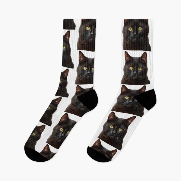 Item preview, Realistic Black Cat Sticker | Elegant Dark Kitty designed and sold by Teewave-Ashish.