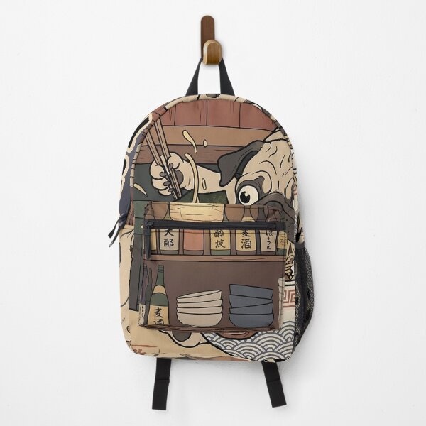 Item preview, "The Ramen Pug" | Japanese Izakaya Wall Art Print designed and sold by 330-.