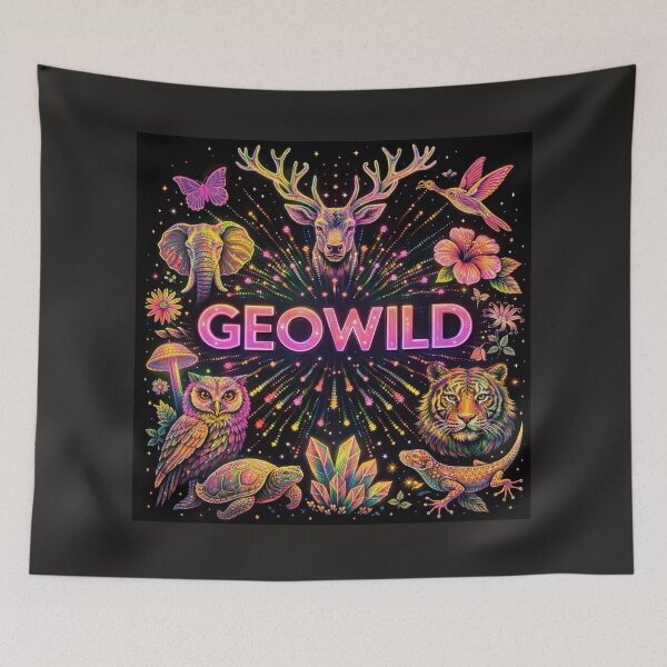 Item preview, GeoWild – Luminous Wildlife Energy Burst designed and sold by GeoWild Designs.