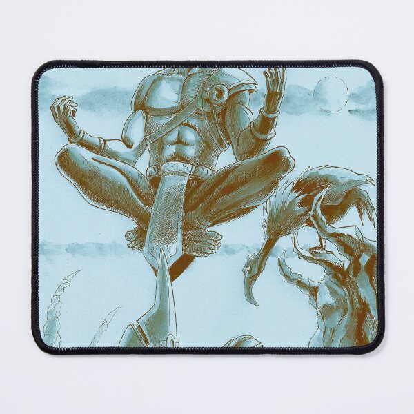 Item preview, Cyberpunk aliens crow manga ink art designed and sold by Paintbase.