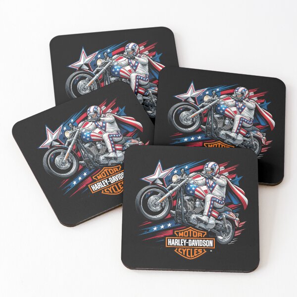 Item preview, Harley Davidson Freedom Rider Custom Motorcycle Illustration designed and sold by enzoade.