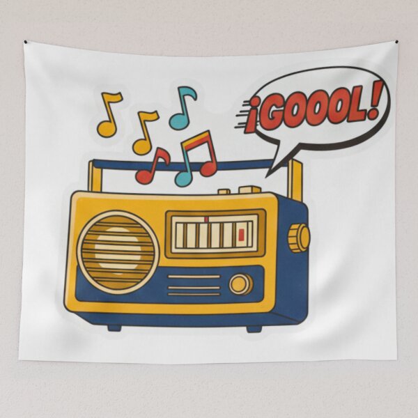 Item preview, Retro Radio: Passion for Football and Music designed and sold by ARTEDEPORTE.