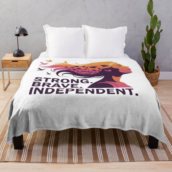 Item preview, International Women’s Day Strong Brave Independent designed and sold by WikaKowalczyk.