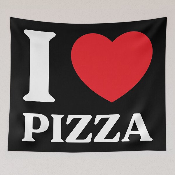 Item preview, I Love Pizza – Simple Cute Heart Design designed and sold by CurlyDude.