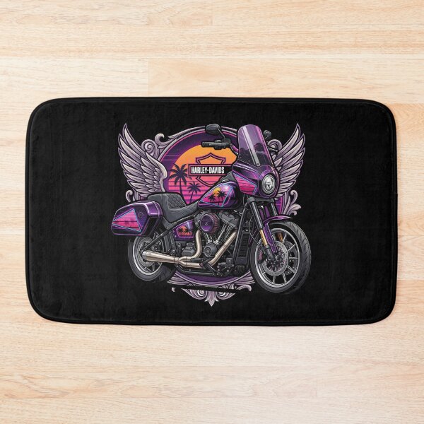 Item preview, Harley Davidson Retro American Motorbike Illustration designed and sold by enzoade.