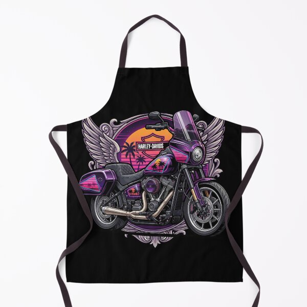 Item preview, Harley Davidson Retro American Motorbike Illustration designed and sold by enzoade.