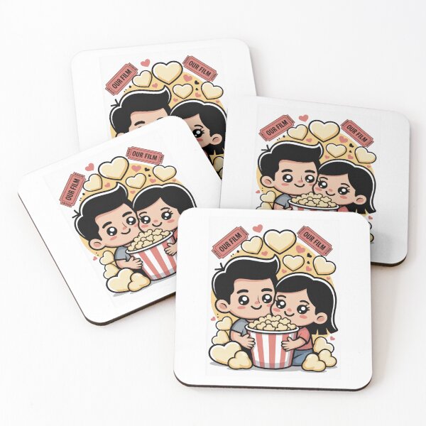 Item preview,  Movie Night Popcorn Couple designed and sold by McVrax.