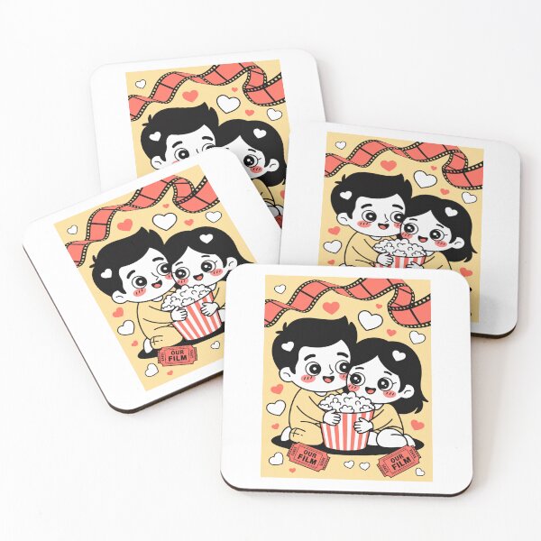 Item preview,  Movie Night Popcorn Couple designed and sold by McVrax.