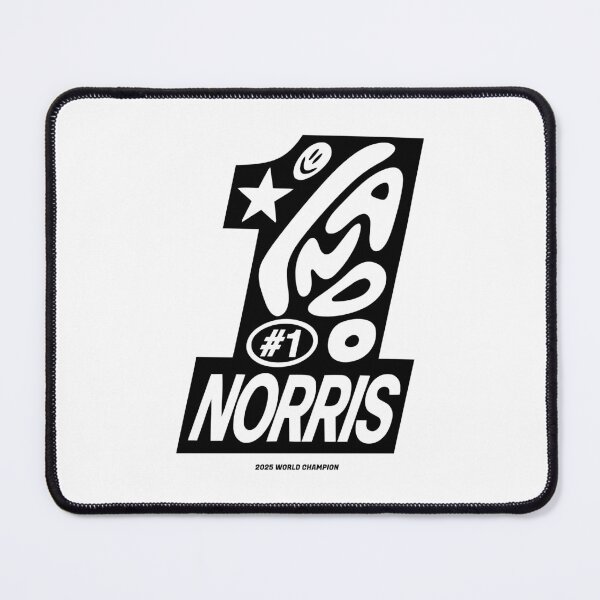 Item preview, Lando Norris McLaren Formula 1 World Champion 2025 Black Design designed and sold by Novaque.