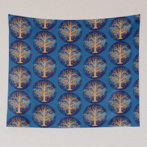 Item preview, Tree of Life Starry Celestial illustration designed and sold by 3DDesignSpot.