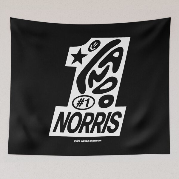 Item preview, Lando Norris McLaren Formula 1 World Champion 2025 White Design designed and sold by Novaque.