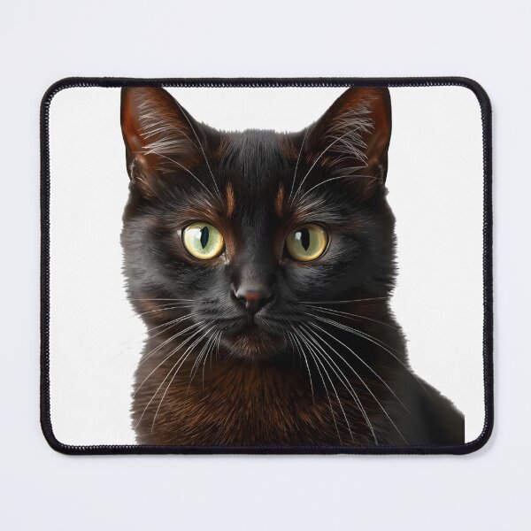 Item preview, Kawaii Black Kitten Sticker | Cute Big Eyes Cat designed and sold by Teewave-Ashish.