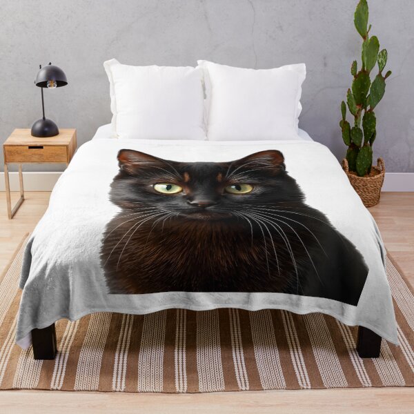 Item preview, Kawaii Black Kitten Sticker | Cute Big Eyes Cat designed and sold by Teewave-Ashish.