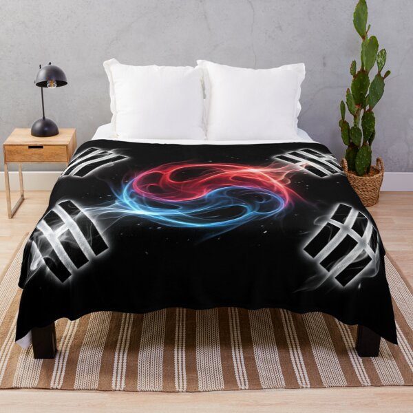 Item preview, South Korea Flag Abstract Energy Smoke Art designed and sold by FUIRY .