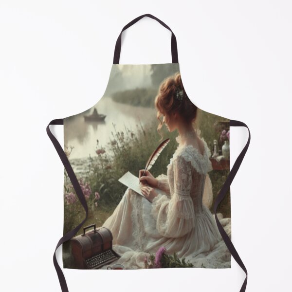 Item preview, Riverside Poetry Writing - Wildflower Picnic Morning Mist designed and sold by ArtFreshStudio.