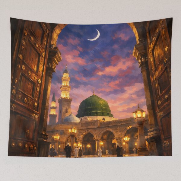 Item preview, Twilight at Masjid an-Nabawi designed and sold by UrbanMinbar.