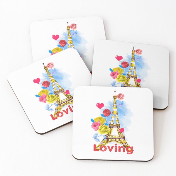 Item preview, Loving Paris Eiffel Tower - Romantic Flowers Eiffel Tower designed and sold by Instants Design.