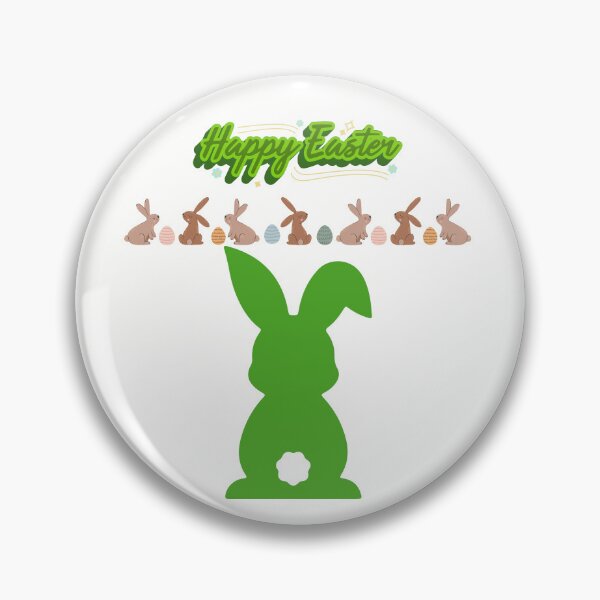 Artikelvorschau, Happy Easter Bunny with Easter Eggs. entworfen und verkauft von LunaPrintCo.