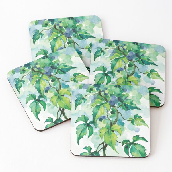 Item preview, Green Ivy Leaf - Botanical Watercolor Illustration designed and sold by The Design Asset Station.