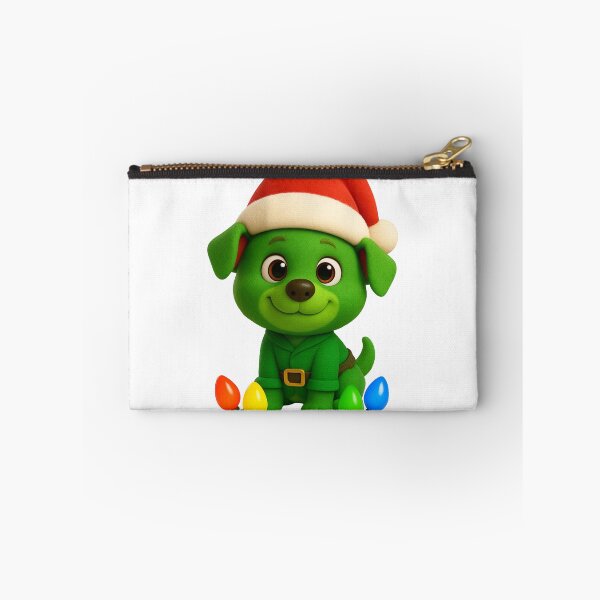 Item preview, Christmas Leprechaun Dog designed and sold by Sillytoe.