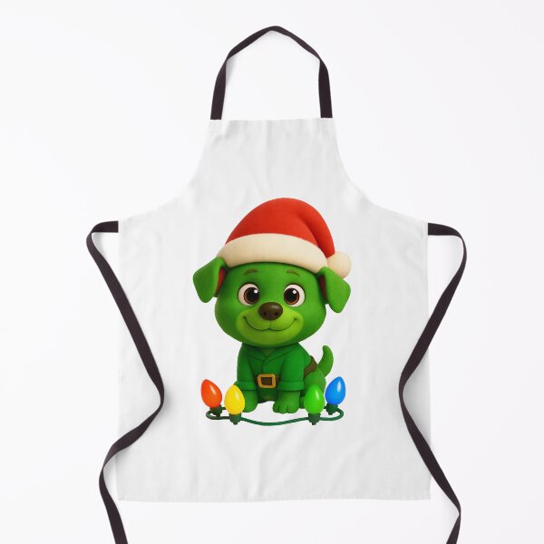 Item preview, Christmas Leprechaun Dog designed and sold by Sillytoe.
