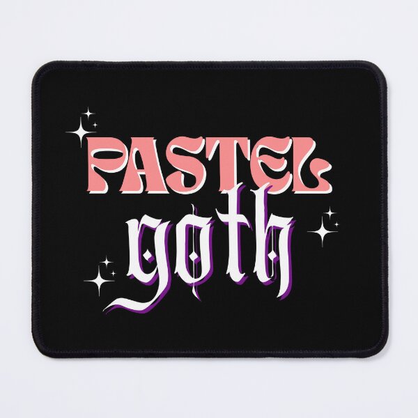 Item preview, Pastel Goth Aesthetic Pink Typography Y2K Soft Grunge designed and sold by JB-designstudio.