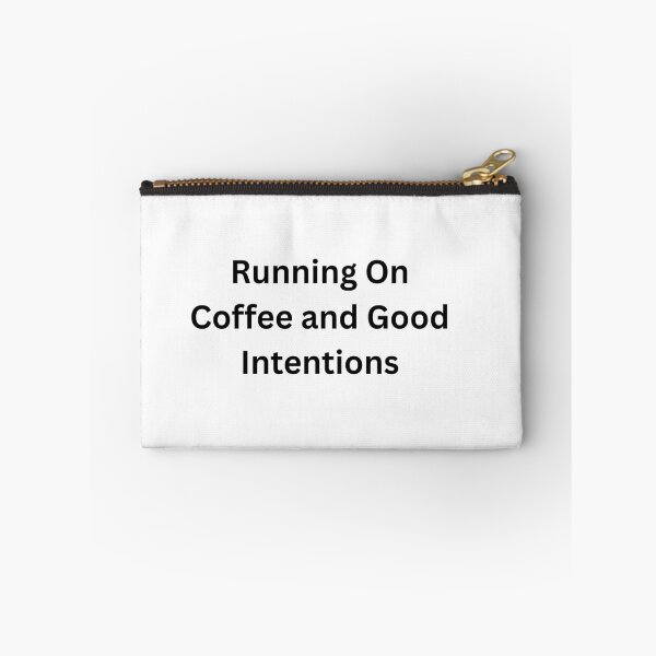 Item preview, Running On Coffee and Good Intentions designed and sold by Happy Vibes Studio.