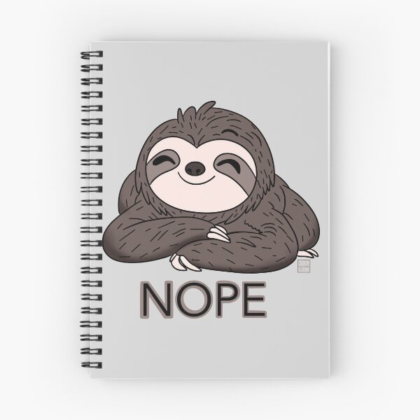 Artikelvorschau, Nein, Faultier entworfen und verkauft von Angela’s Doodles.